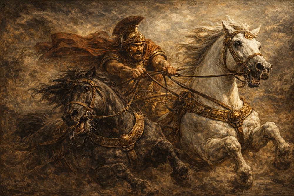 A Alma e os Dois Cavalos